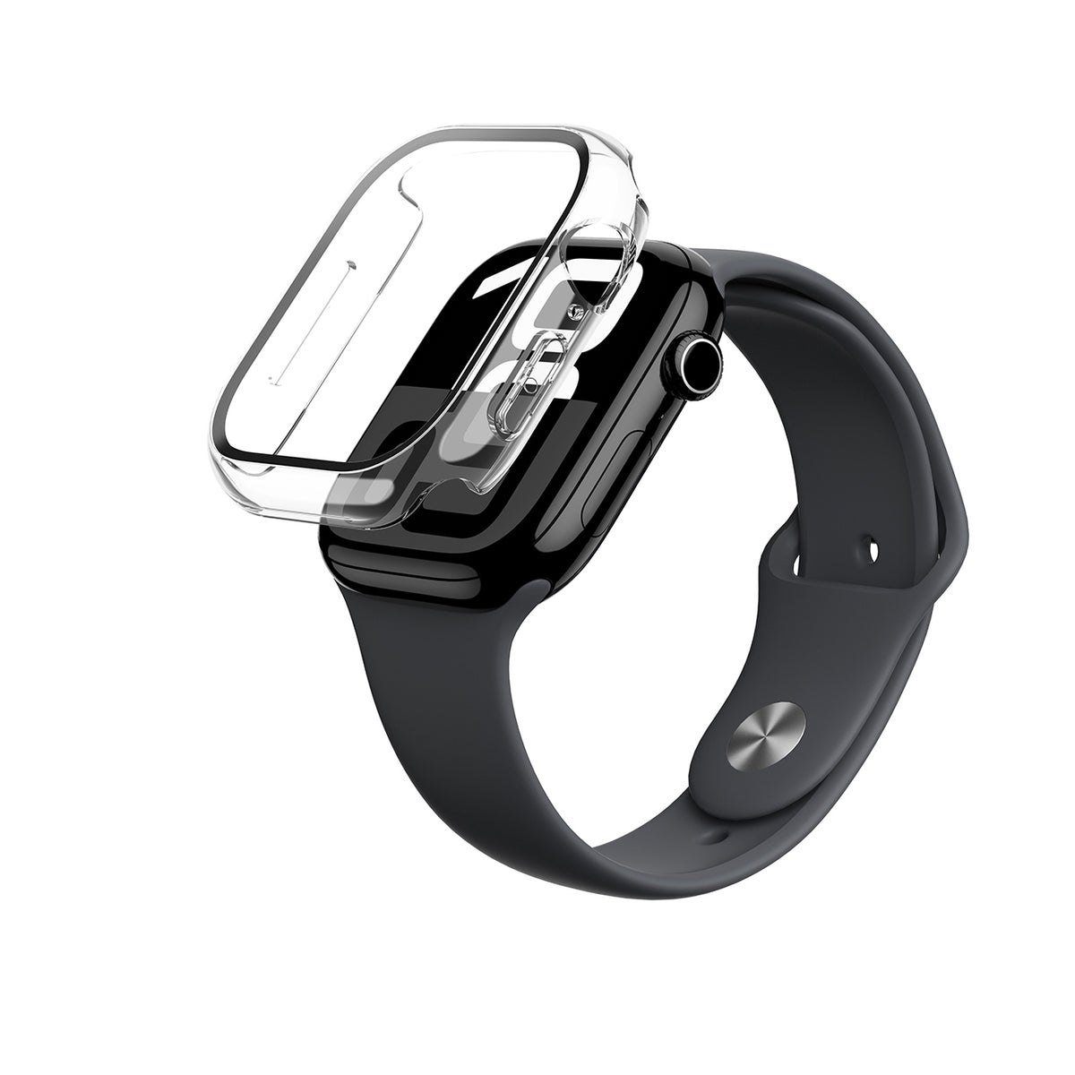 AmazingThing Radix Glass dėklas Apple Watch 46mm - Skaidrus -- Apple Watch 46mm