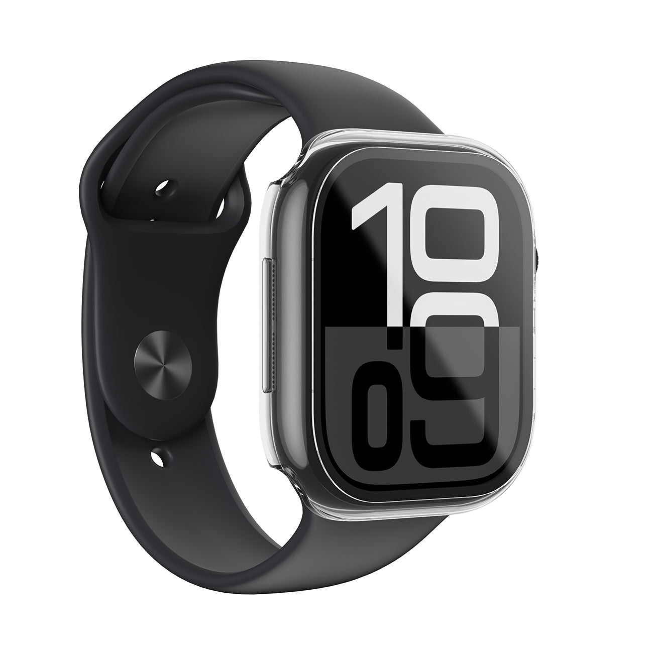 AmazingThing Radix Glass dėklas Apple Watch 46mm - Skaidrus -- Apple Watch 46mm