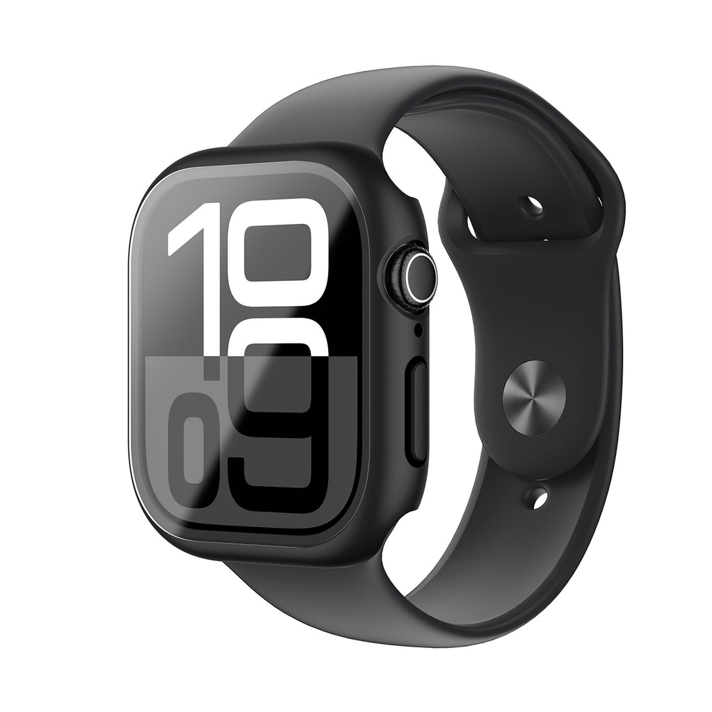 AmazingThing Radix Glass dėklas Apple Watch 46mm – Juodas -- Apple Watch 46mm