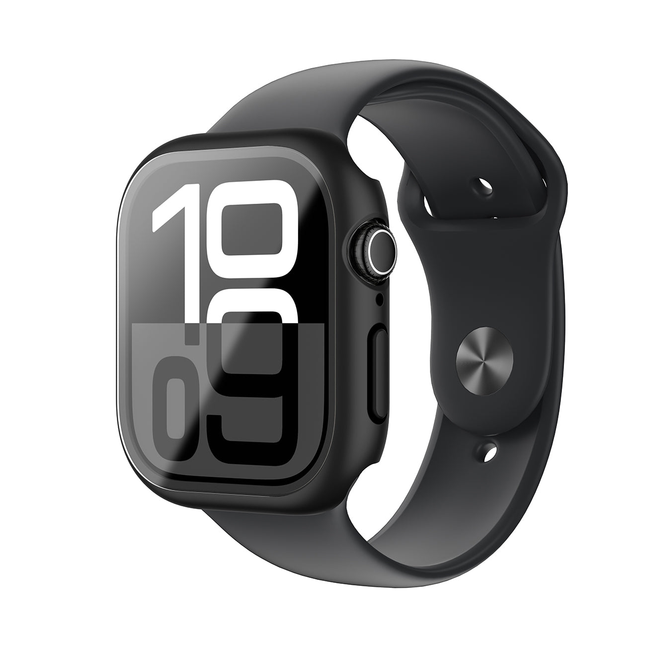 AmazingThing Radix Glass dėklas Apple Watch 42mm - Juodas -- Apple Watch 42mm