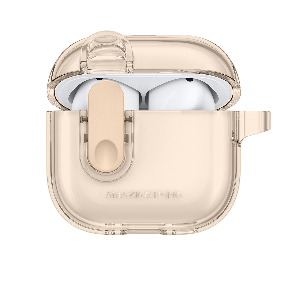 Minimalus „AmazingThing“ dėklas, skirtas „AirPods“ 4 – dykuma