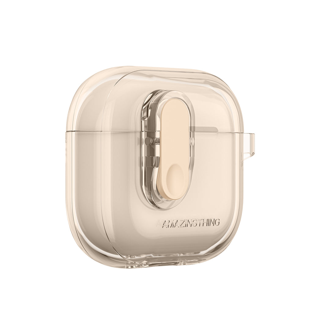 Minimalus „AmazingThing“ dėklas, skirtas „AirPods“ 4 – dykuma