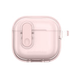 Minimalus „AmazingThing“ dėklas, skirtas „AirPods“ 4 – rožinis