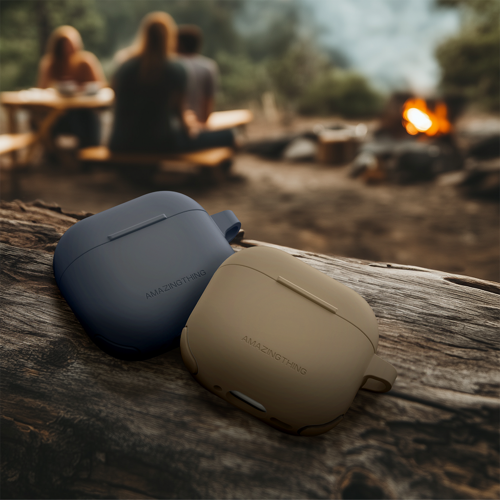 „AmazingThing Omni“ dėklas, skirtas „AirPods“ 4 – juodas