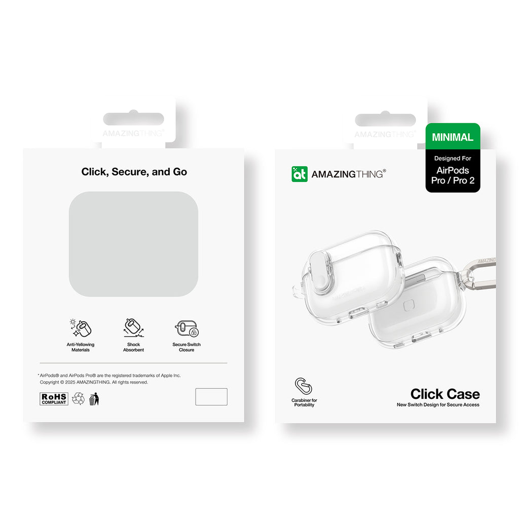 Skaidrus TPU dėklas AirPods Pro 2 – AmazingThing -- AirPods Pro 2