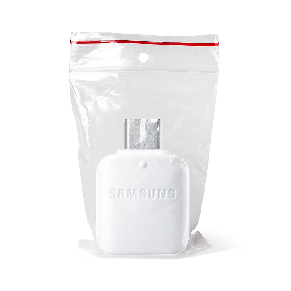 Samsung EE-UN930 USB-A į USB-C OTG adapteris (masinis – pakaitinė pakuotė) – balta