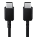 Samsung EP-DX310JBE USB-C - USB-C 3A Laidas 1.8m (Bulk - pakaitinė pakuotė) - juodas
