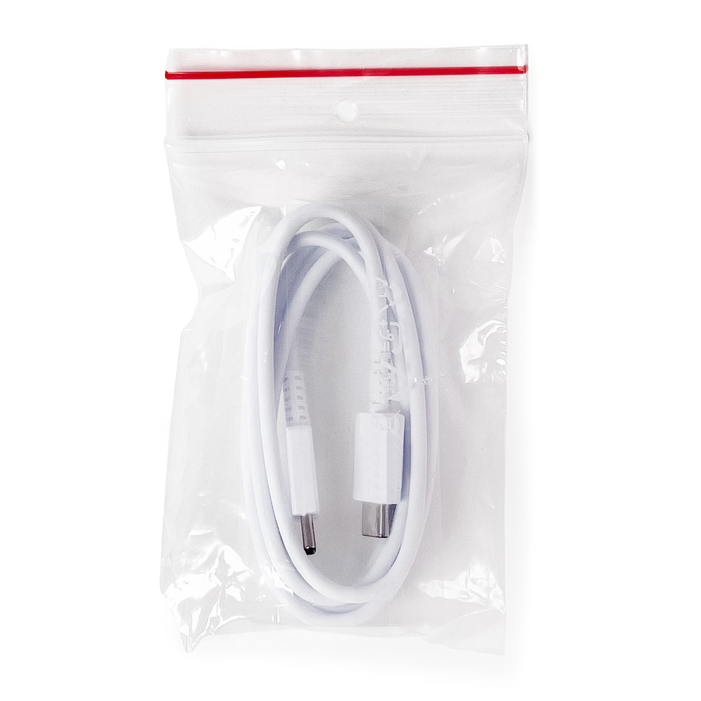 Samsung EP-DX310JWE USB-C - USB-C 3A Laidas 1.8m (Bulk - pakaitinė pakuotė) - baltas