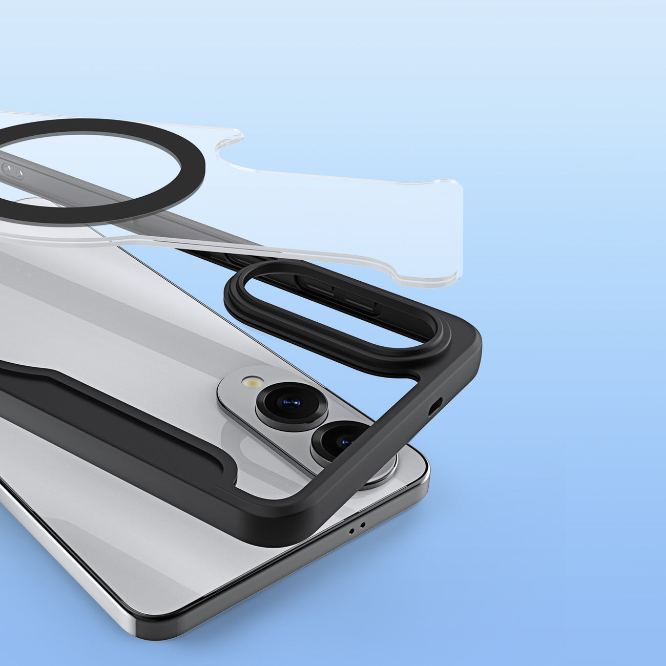 Dux Ducis Skin X Pro MagSafe dėklas S25 Edge – juodas