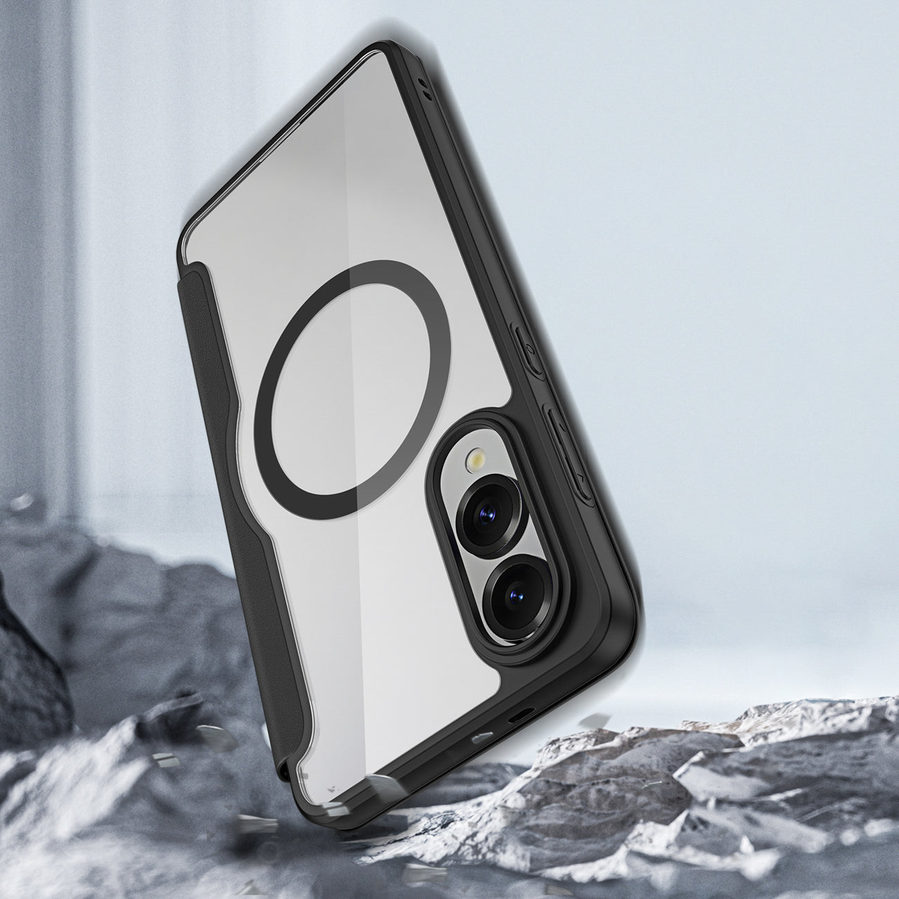 Dux Ducis Skin X Pro MagSafe dėklas S25 Edge – juodas