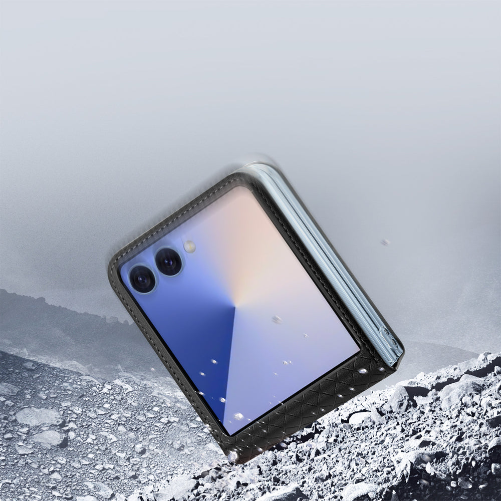 Dux Ducis Bril dėklas Samsung Galaxy Z Flip 7 – juodas -- Samsung Galaxy Z Flip 7