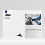 Dux Ducis Magi dėklas su rašiklio laikikliu, skirtas Samsung Galaxy Tab S10 FE/S9/S9 FE - juodas