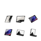 Dux Ducis Magi dėklas su rašiklio laikikliu, skirtas Samsung Galaxy Tab S10 FE/S9/S9 FE - juodas
