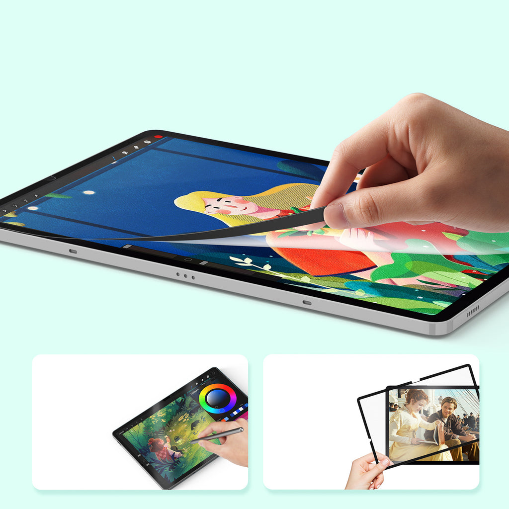 Dux Ducis Naad popierinė matinė ekrano apsauga, skirta Samsung Galaxy Tab S10 FE Plus - with Black Frame -- Samsung...