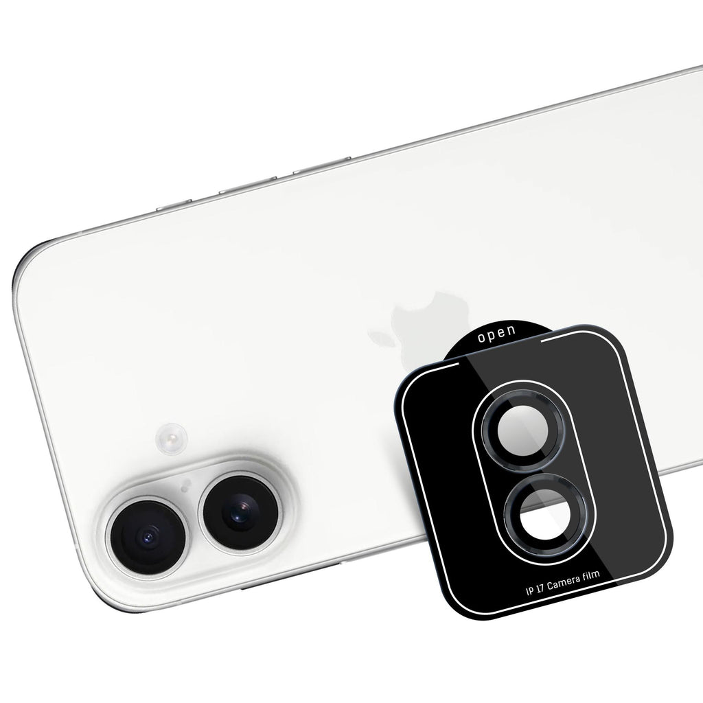 3mk Lens Protection Pro fotoaparato stiklas, skirtas iPhone 17 – juodas