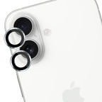 3mk Lens Protection Pro fotoaparato stiklas, skirtas Apple iPhone 17 – sidabrinis