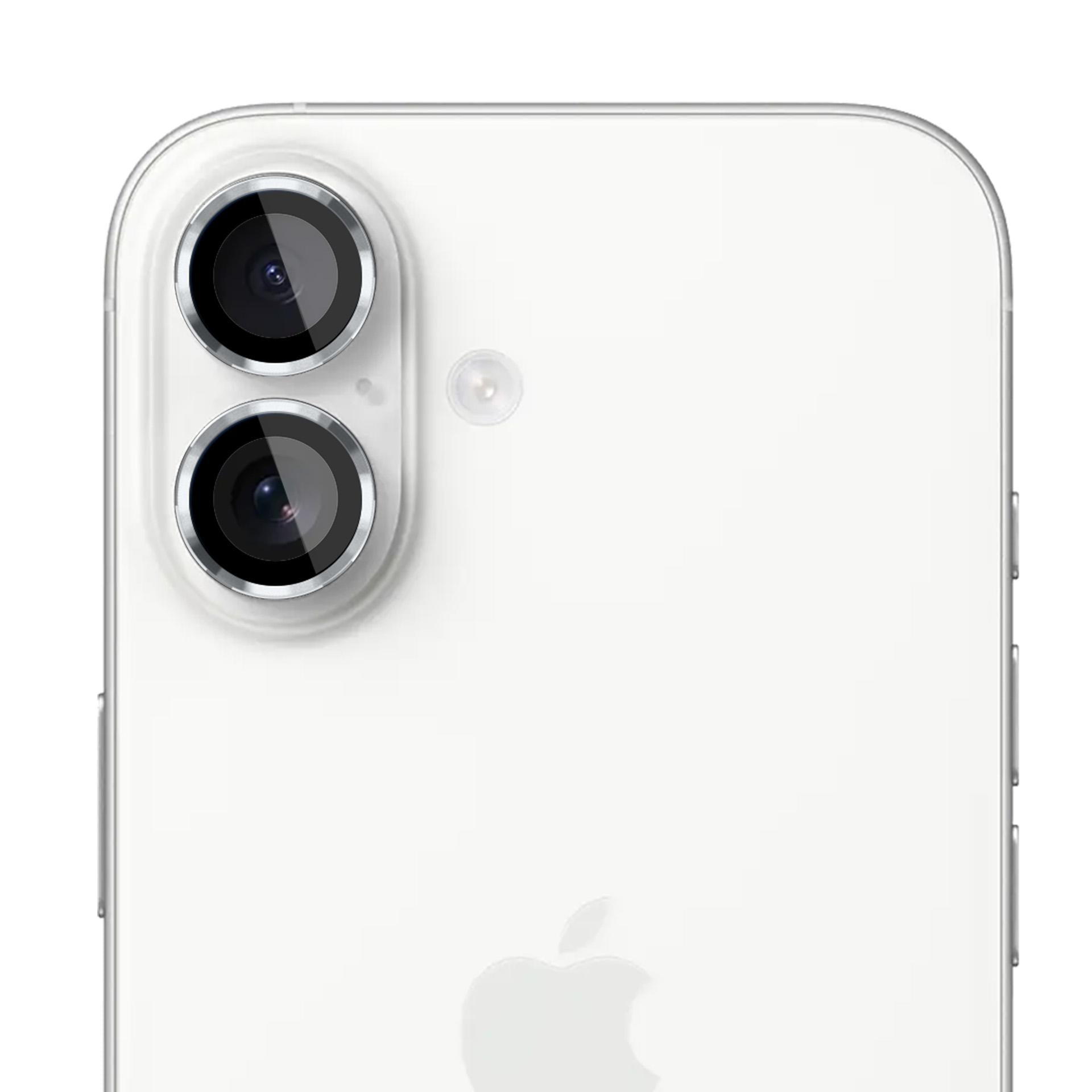 3mk Lens Protection Pro fotoaparato stiklas, skirtas Apple iPhone 17 – sidabrinis