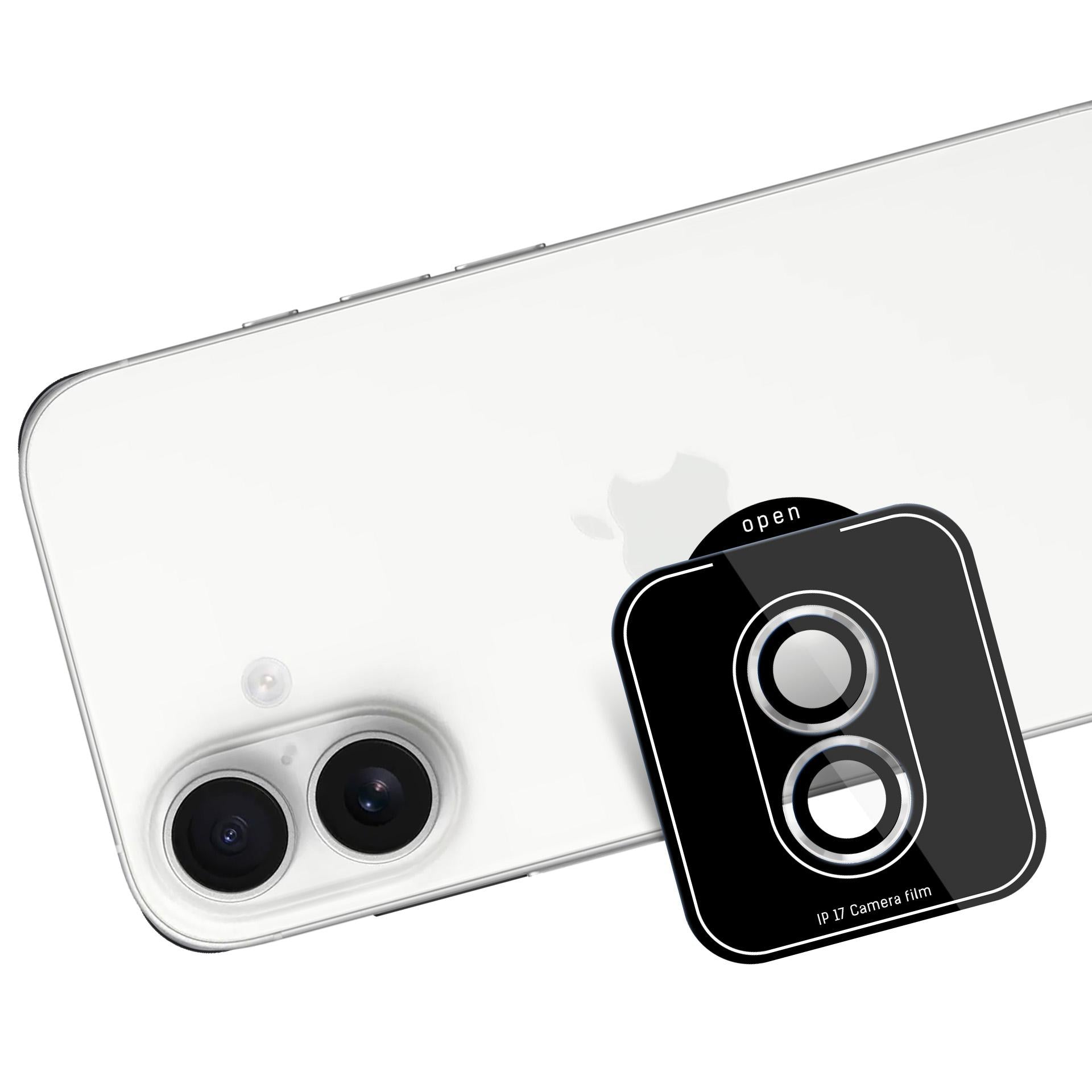 3mk Lens Protection Pro fotoaparato stiklas, skirtas Apple iPhone 17 – skaidrus