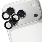 3mk Lens Protection Pro fotoaparato objektyvo stiklas, skirtas Apple iPhone 17 Pro /17 Pro Max – juodas