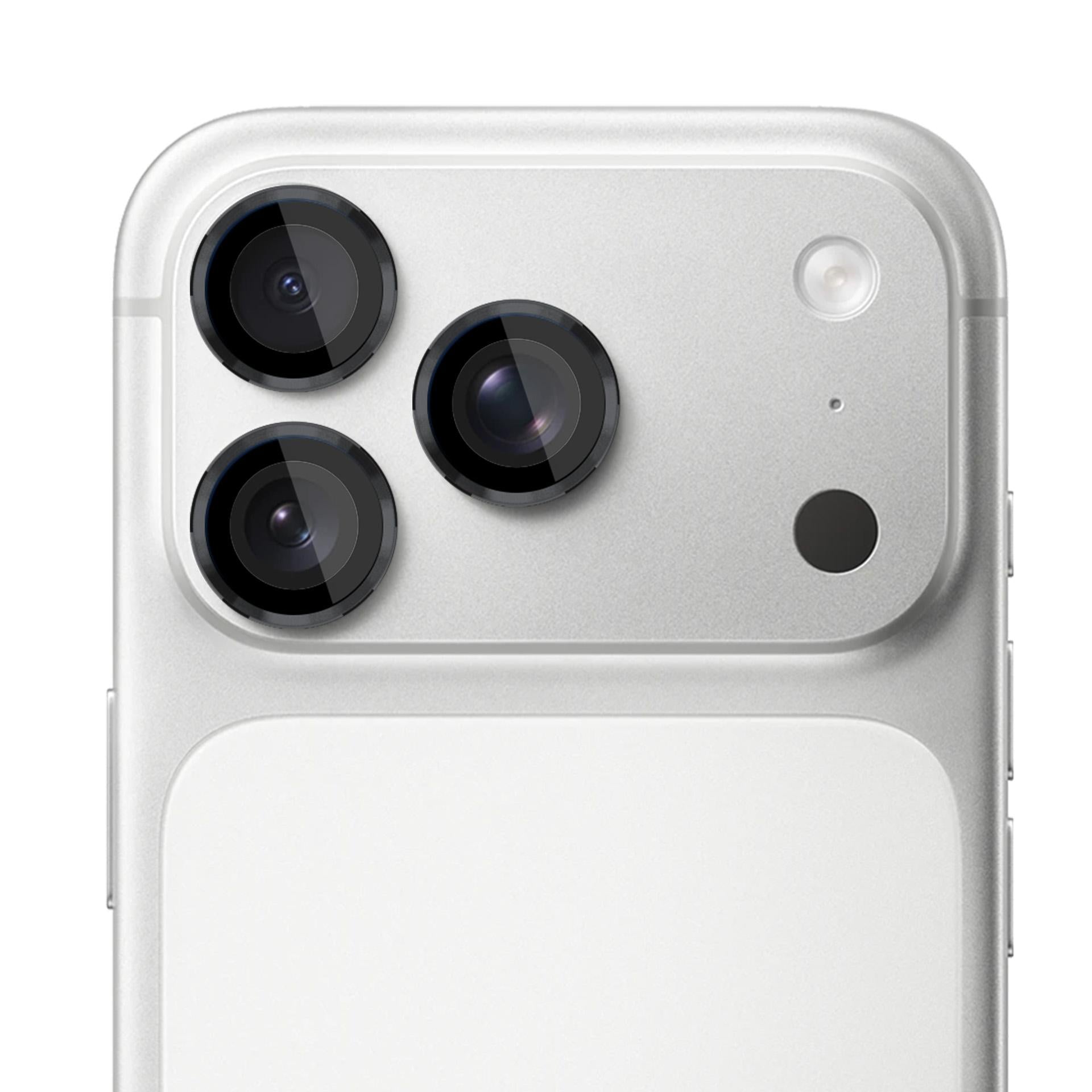 3mk Lens Protection Pro fotoaparato objektyvo stiklas, skirtas Apple iPhone 17 Pro /17 Pro Max – juodas