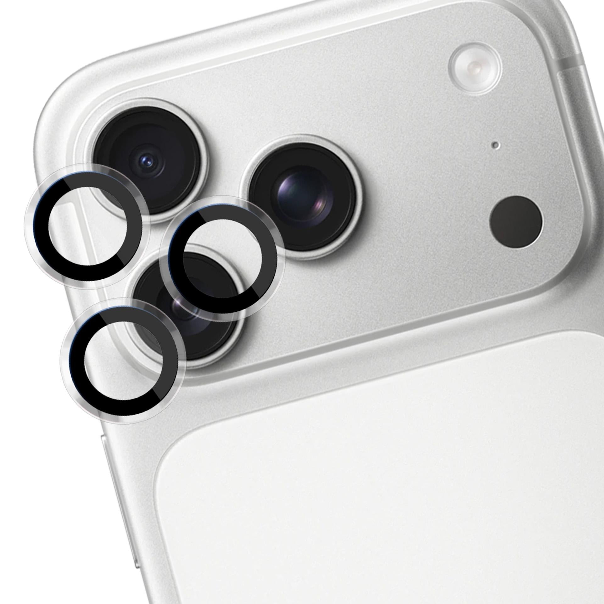 3mk Lens Protection Pro fotoaparato objektyvo stiklas, skirtas Apple iPhone 17 Pro /17 Pro Max – skaidrus