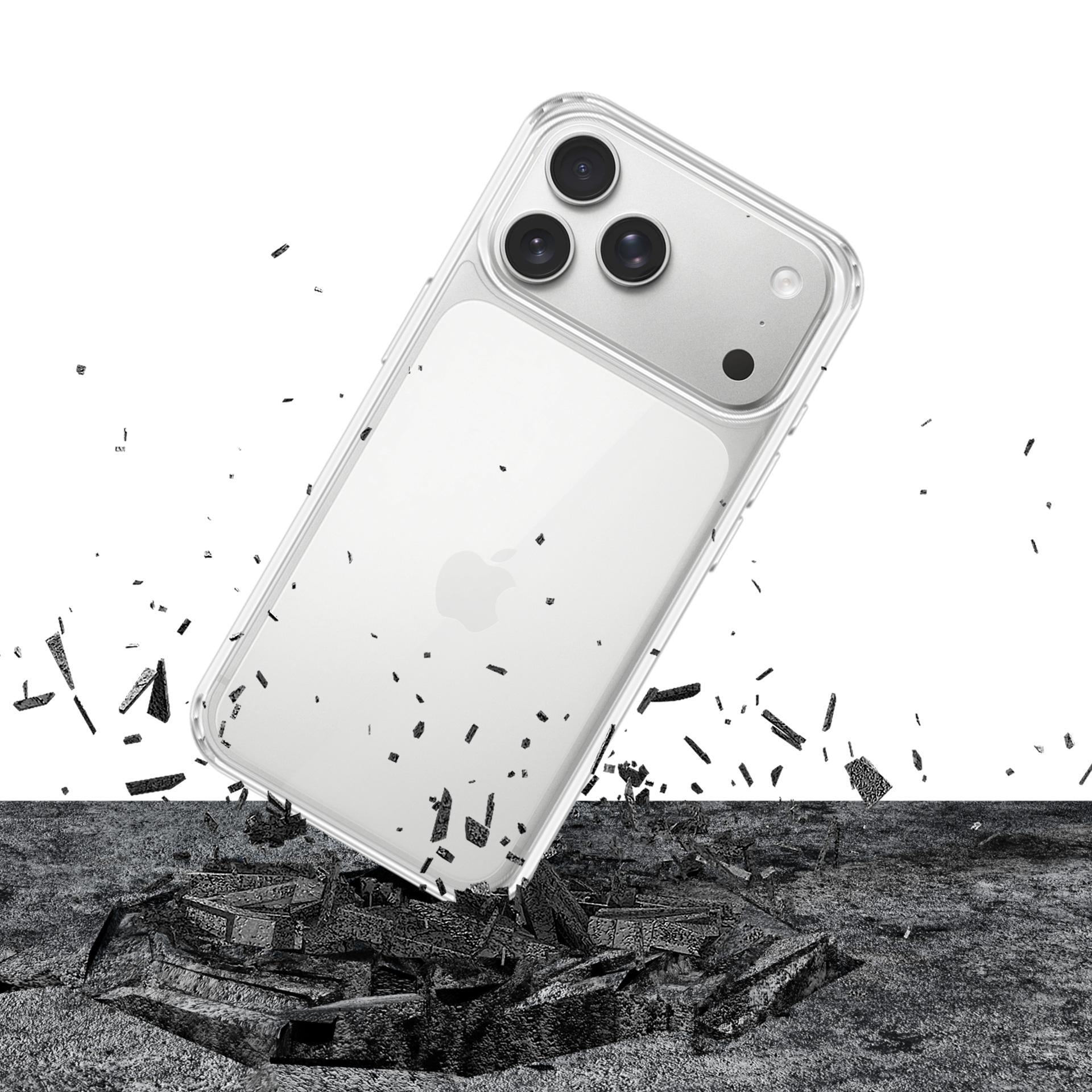 3mk šarvų dėklas, skirtas Apple iPhone 17 Pro Max – skaidrus