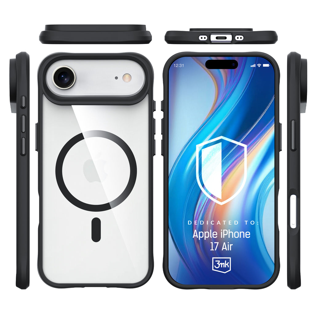3mk Satin Armor MagCase, skirtas iPhone 17 Air – baltas