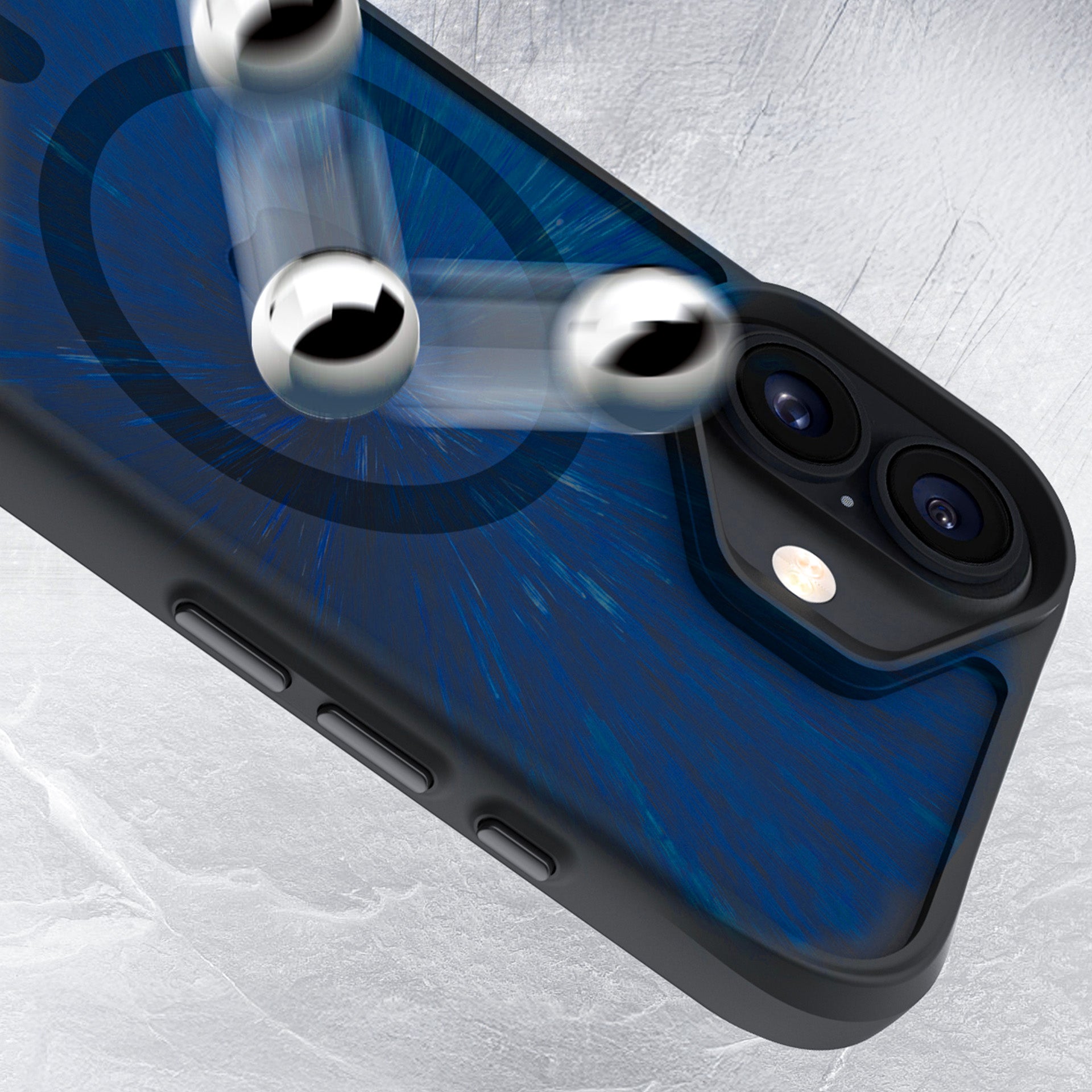 3mk Satin Armor MagCase, skirtas iPhone 17 – juodas