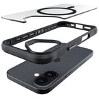 3mk Satin Armor MagCase, skirtas iPhone 17 – juodas