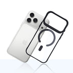 3mk Satin Armor MagCase, skirtas iPhone 17 Pro – permatomas juodas