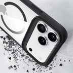 3mk Satin Armor MagCase, skirtas iPhone 17 Pro Max – permatomas juodas