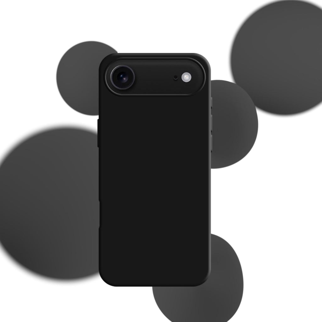 3mk silikoninis dėklas, skirtas iPhone 17 Air – juodas