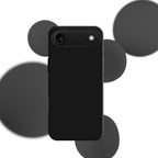 3mk silikoninis dėklas, skirtas iPhone 17 Air – juodas