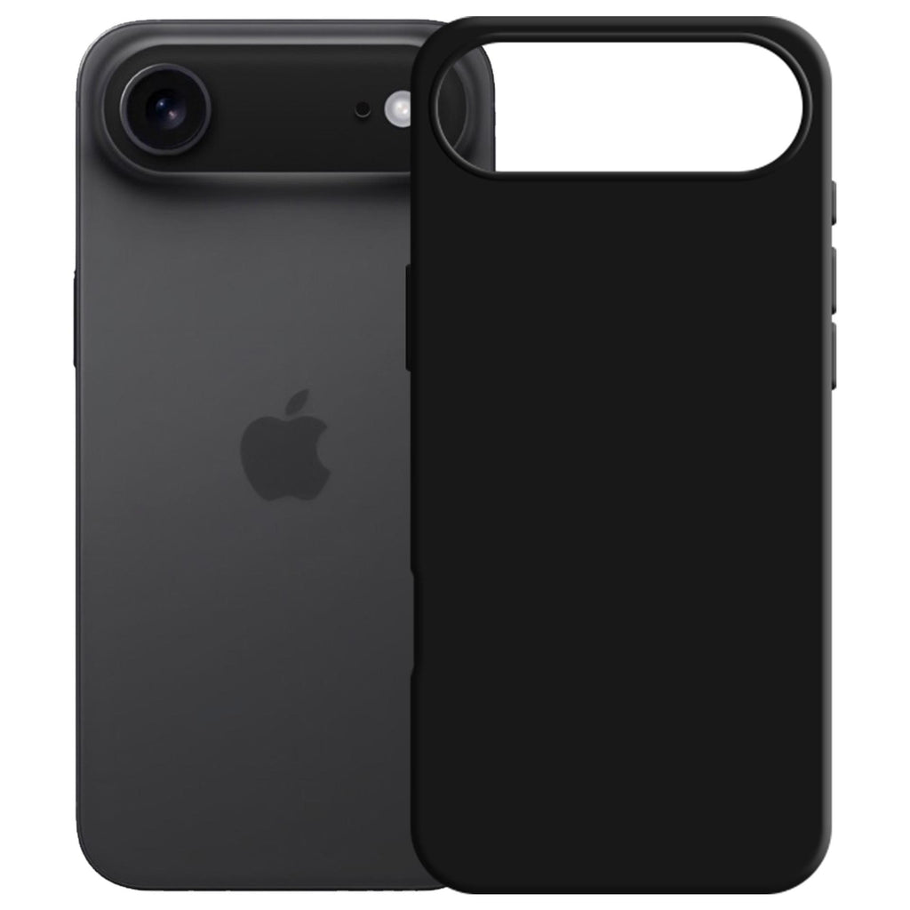 3mk silikoninis dėklas, skirtas iPhone 17 Air – juodas