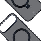 3mk Smoke Case Mag&Stand MagSafe dėklas iPhone Air – juodas