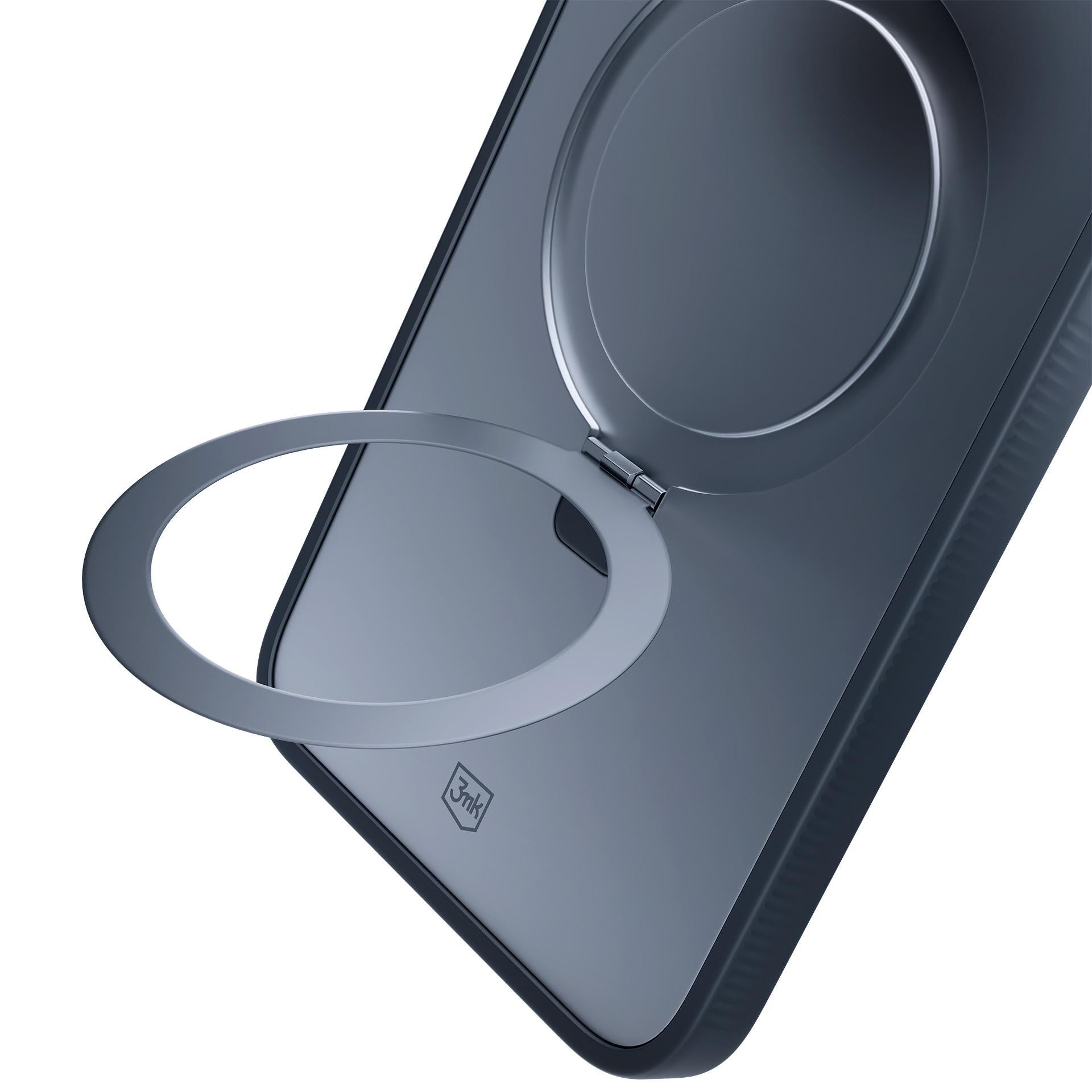 3mk Smoke Case Mag&Stand MagSafe dėklas iPhone Air – juodas