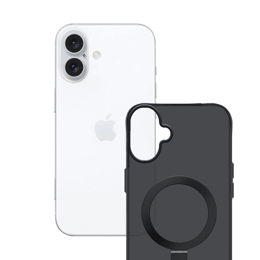 3mk Smoke MagSafe dėklas-stovelis iPhone 17 – juodas