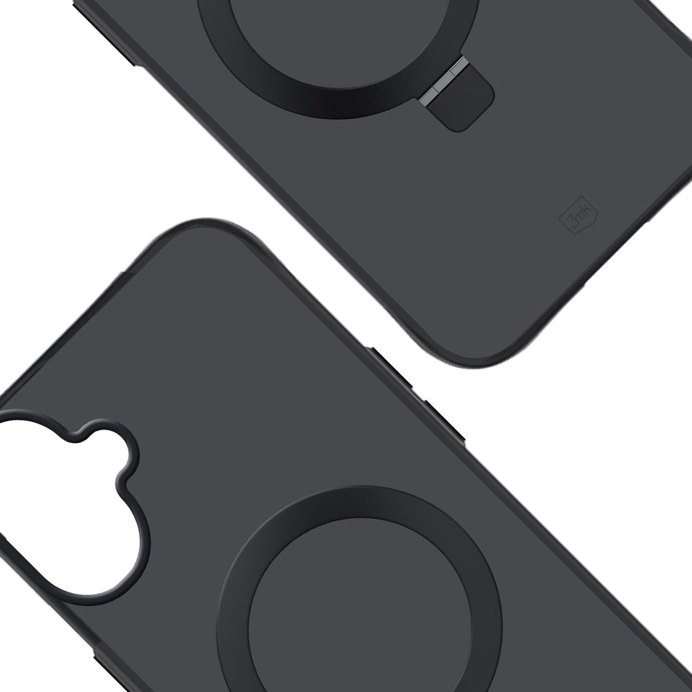 3mk Smoke Case Mag&amp;Stand for iPhone 17 - black Secondary image