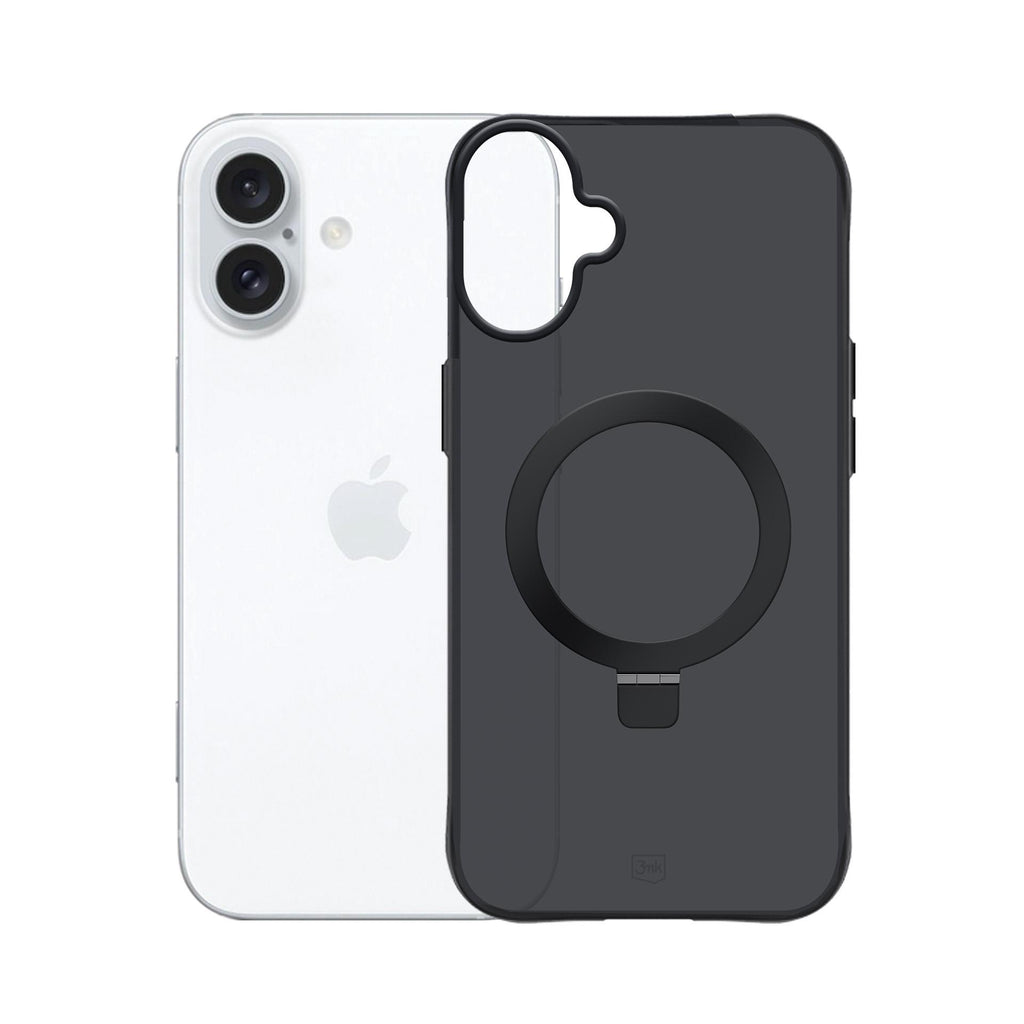 3mk Smoke MagSafe dėklas-stovelis iPhone 17 – juodas