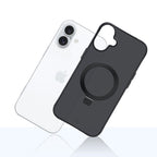 3mk Smoke MagSafe dėklas-stovelis iPhone 17 – juodas