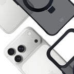 3mk Smoke Case Mag&Stand, skirtas iPhone 17 Pro – juodas -- Cell phone cases and covers