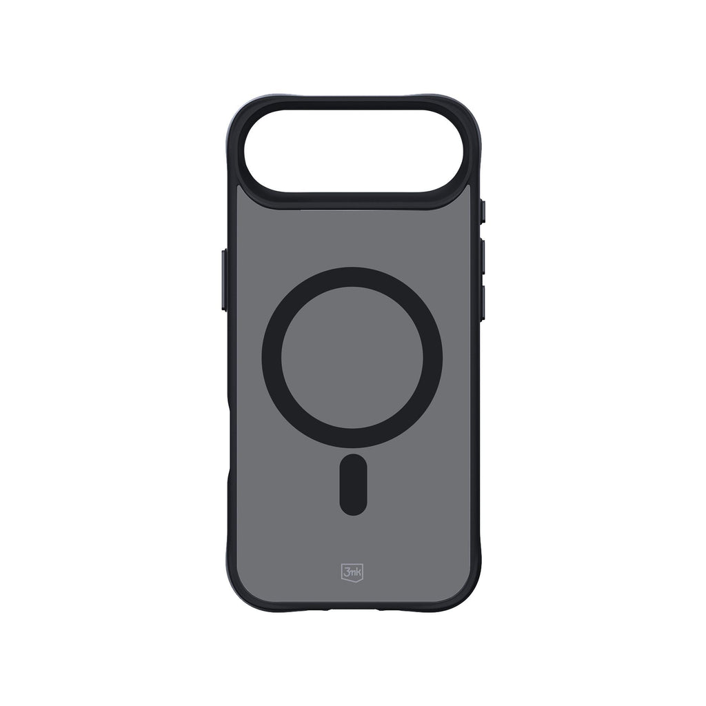 3mk Smoke MagCase, skirtas iPhone 17 Air – juodas, pusiau permatomas