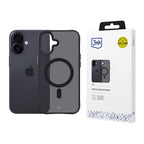 3mk smoke magcase skirtas iPhone 17 - Black Semi-Transparent