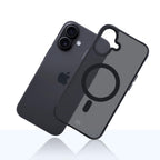 3mk smoke magcase skirtas iPhone 17 - Black Semi-Transparent