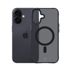 3mk smoke magcase skirtas iPhone 17 - Black Semi-Transparent