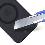 3mk smoke magcase skirtas iPhone 17 - Black Semi-Transparent
