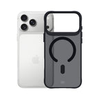 3mk Smoke MagCase, skirtas iPhone 17 Pro Max – juodas pusiau permatomas