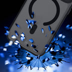 3mk Smoke MagCase, skirtas iPhone 17 Pro Max – juodas pusiau permatomas