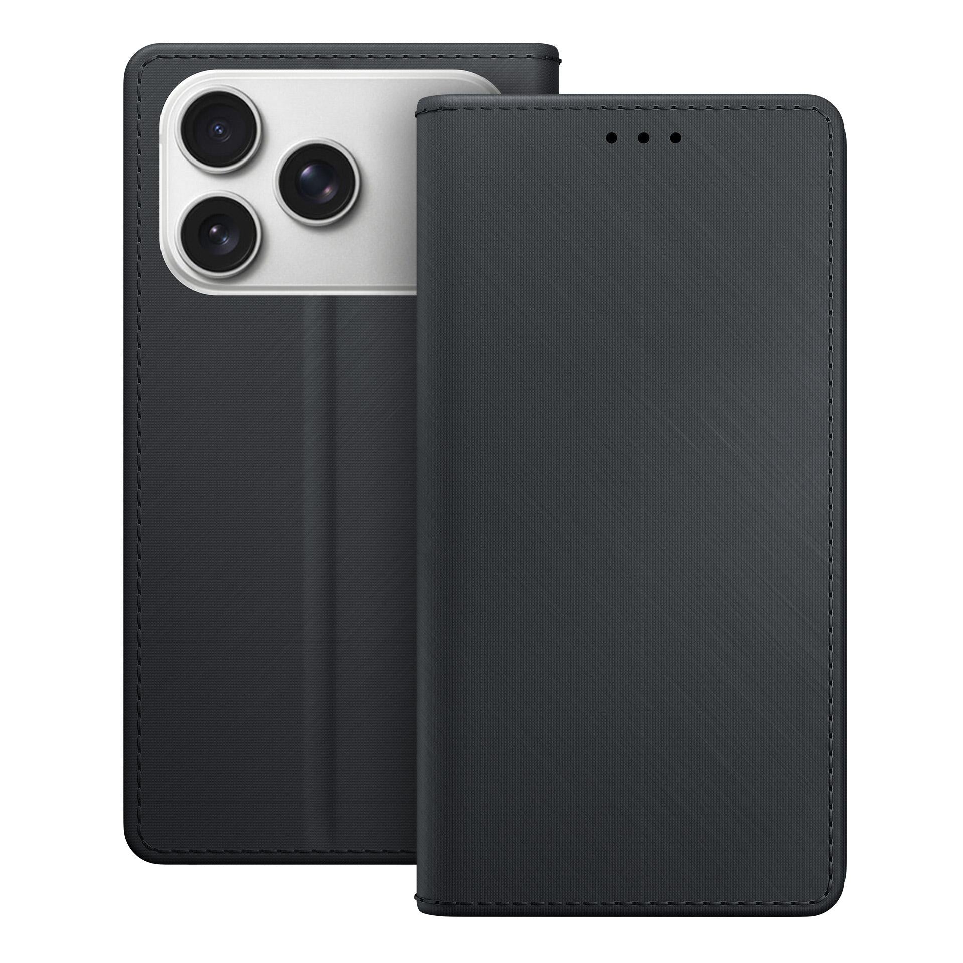 3mk piniginės dėklas, skirtas iPhone 17 Pro – juodas