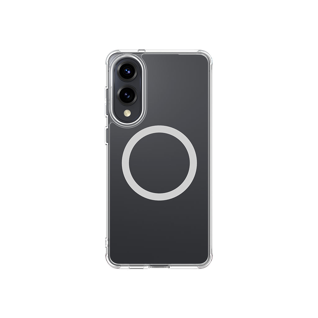 AmazingThing magnetinis dėklas Galaxy S25 Edge – skaidrus
